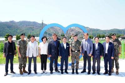 용하리 곰신거리 준공식