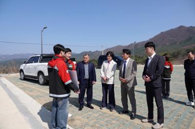 구암리 봉화산 주차장 추가 설치장소 현장확인