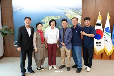 농업인 단체 방문