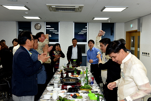 필리핀 포락시 우호교류단 환영만찬회 개최