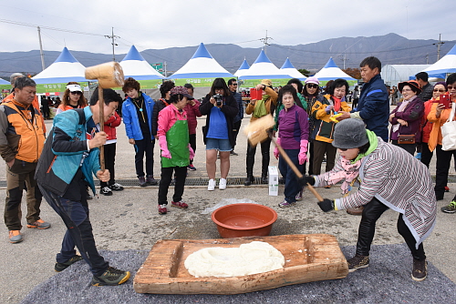 2016 펀치볼 시래기 축제 개막식 참석