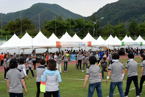  제17회 4개군 이장가족 한마음 체육대회 참석