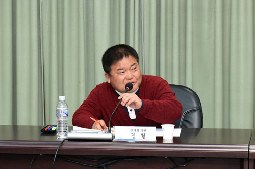 2017년 상반기 집행부 초청 의원간담회 참석