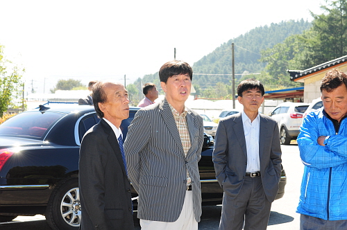 덕곡2리 도로확포장공사 준공식 참석