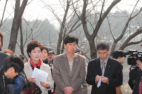 박수근 화백 탄생100주년 기념식 참석