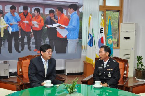 양구119안전센터장 의회방문