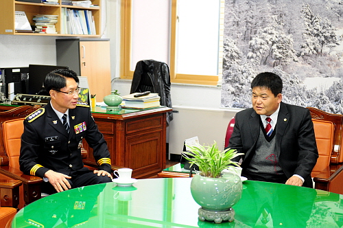 신임 양구경찰서장 접견