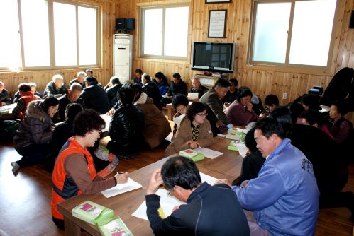 태풍사격장 주변지역 환경영향분석 주민설명회 참석 의견수렴