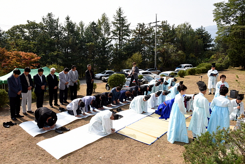 제31회 양록제례 참석