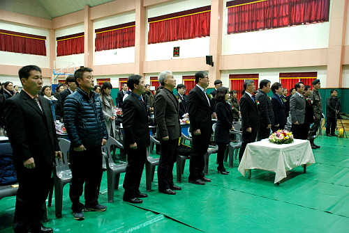 대암중학교 졸업식 참석