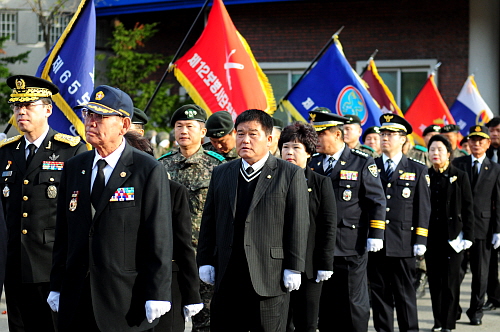 6.25전사자 유해 발굴 영결식 참석