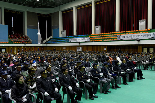 6.25전사자 유해발굴 군단 합동 영결식 참석