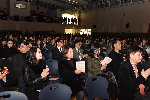 제6회 강원외국어고등학교 입학식 참석