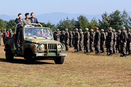 제2보병사단 제69주년 창설 기념식 참석