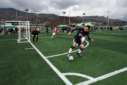 제6회 양구군수기 풋살대회 개회식 참석