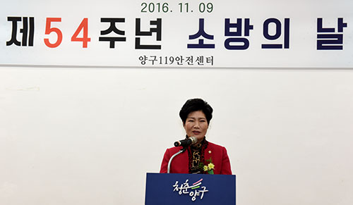 제54주년 소방의 날 기념식 참석