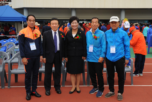 제10회 장수축구전국대회 개회식 참석