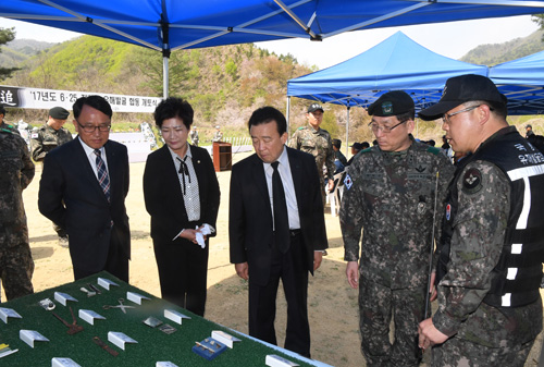 6.25전사자 유해발굴 개토식 참석