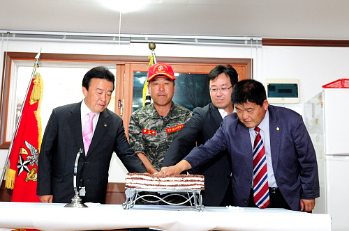 해병전우회사무실 이전 개소식 참석